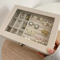 Earrings Necklace Jewelry  box
