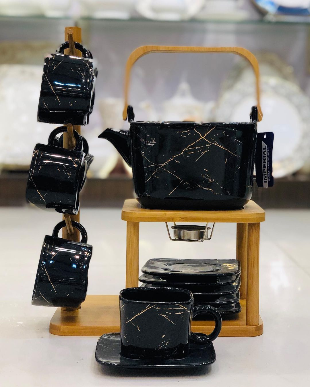 Ceramic Tea Set With 14 Pieces