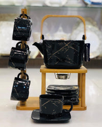 Ceramic Tea Set With 14 Pieces