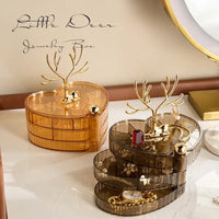 Rotatable Heart Shape Jewelery Organizer