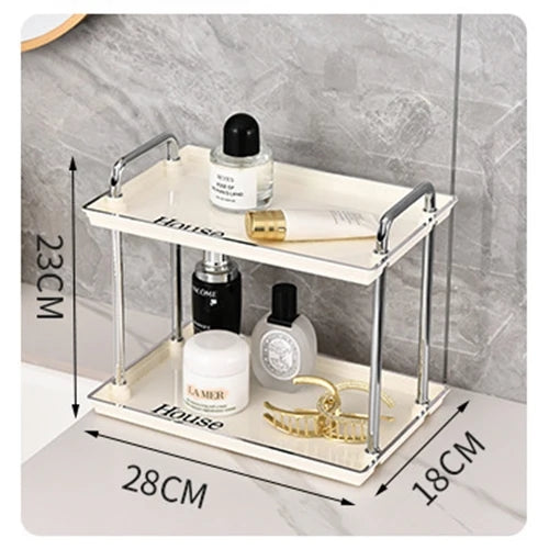 Nordic 2 Layer Cosmetic Organizer