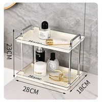 Nordic 2 Layer Cosmetic Organizer