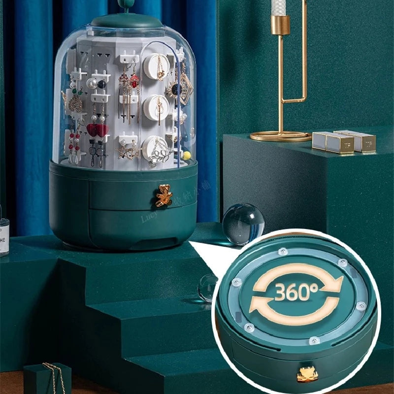 Premium rotating jewellery organizer