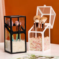 Glass Pearl Brush Holder