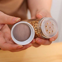 16-Piece Stainless Steel Revolving Spice Masala Jar Rack Tower Organizer