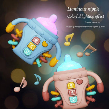Baby Bottle Musical Rattle Teether