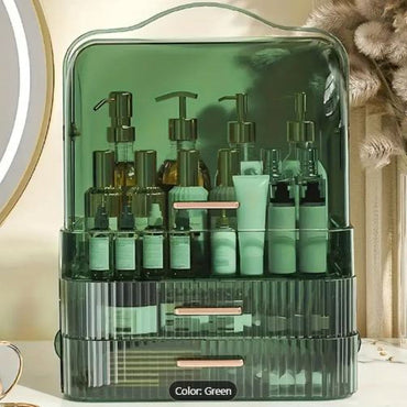 Portable Multi Layer Desk Makeup Organizer With Drawer