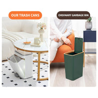 Bathroom Trash Can With Lid