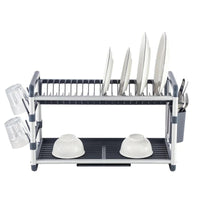 BINCA 2 TIER ALUMINIUM DISH RACK