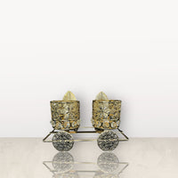 Metal Car Style Candle Stand