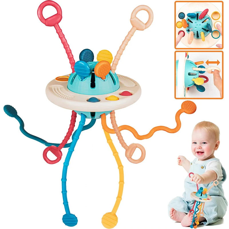 Montessori Sensory Pull String Toy