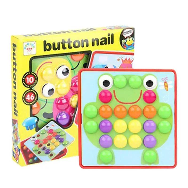 3D Button Art Toys
