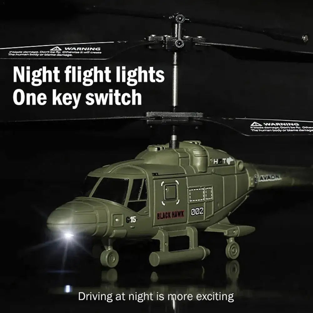 RC Military Flying Helicopter With Infrared Light