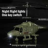 RC Military Flying Helicopter With Infrared Light