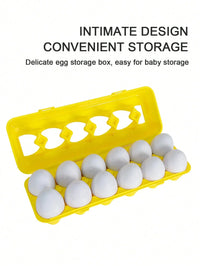 Montessori Smart Eggs Puzzle Matching