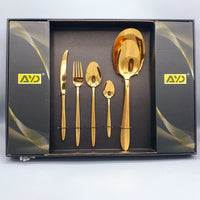 8 Person Cutlery Set 36 pieces - Golden