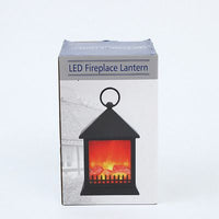 Fireplace Lantern  Super Bright LEDs 6 Hours Timer Battery Operated, Plastic Hanging Sitting Decoration Indoor & Outdoor Use LED Fireplace Lamp