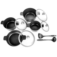 Arshia Die-Casted Cookware Set 8pcs induction Plate