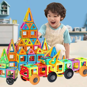 Transparent Magnetic Tiles Building Blocks 32Pc