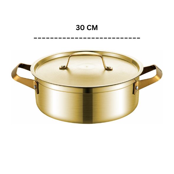 Gold Plated Stainless Steel Casserole