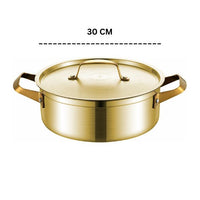 Gold Plated Stainless Steel Casserole