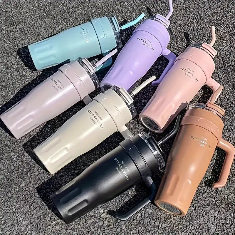 Large-Capacity Stainless Steel Insulated Tumbler