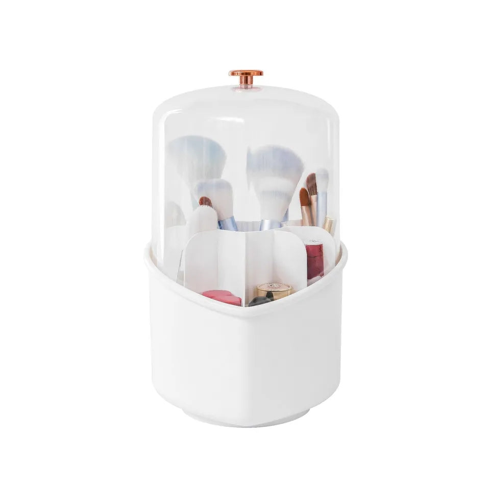 HeartGlow Rotating Makeup Brush Stand