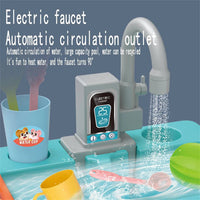 Electric Dishwasher Sink Kitchen Set For Kids