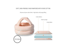Cotton Infant Toddler Safety Helmet Baby Kids Head Protection Hat for Walking Crawling Baby.