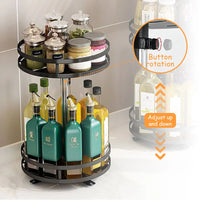 Rotatable Spice Rack Kitchen