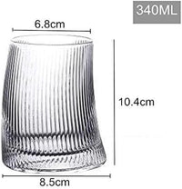 Premium Crystal Cocktail Curve Glass (6 Pcs Set)