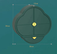 Wall Mounted Large Capacity Jewelery + Cosmetic Organizer