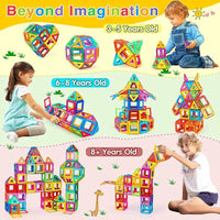Transparent Magnetic Tiles Building Blocks 32Pc