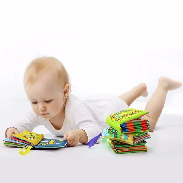 Early Educational Baby Soft Fabric Cloth Book 6 in 1