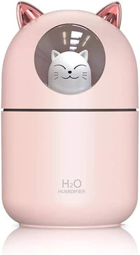 Cute Humidifier 300ML, Mute Portable USB Colorful Night Light, Suitable for Bedroom