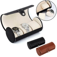 3Slot Leather Watch Box