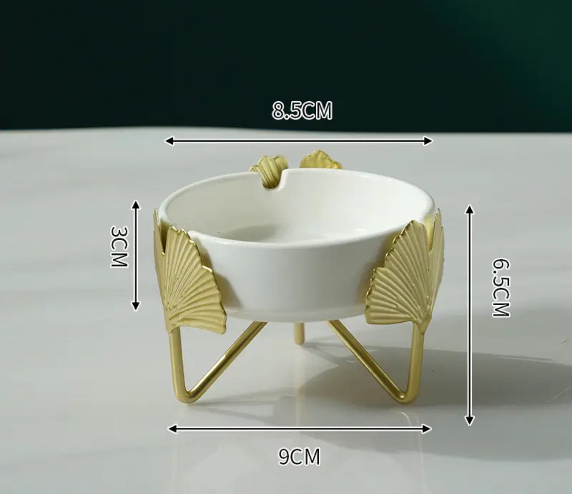 Nordic Iron Ceramic Ashtray Creative