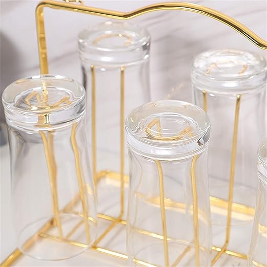 Anti Rust Metal glass , Mug Drainer Storage Drying Rack