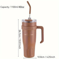 Large-Capacity Stainless Steel Insulated Tumbler