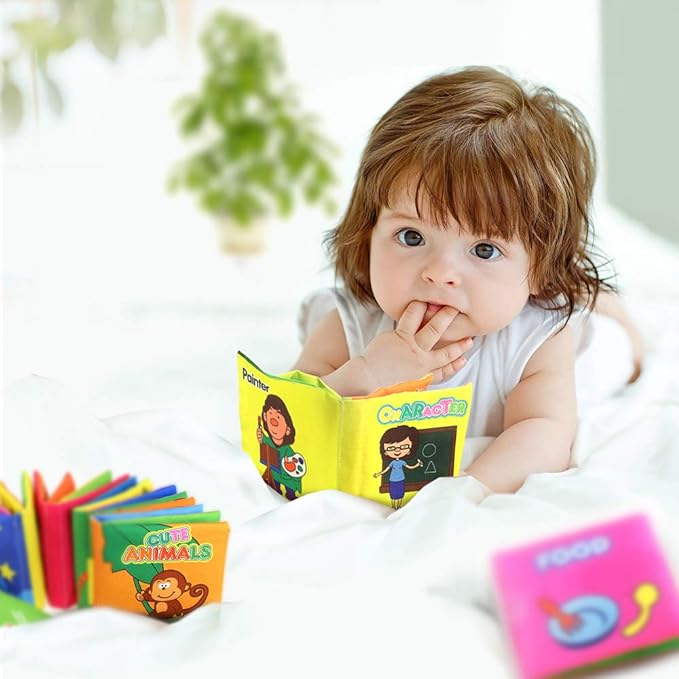 Early Educational Baby Soft Fabric Cloth Book 6 in 1