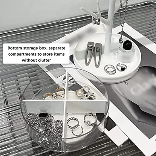 Branch Jewelry Rack with Rotatable Base