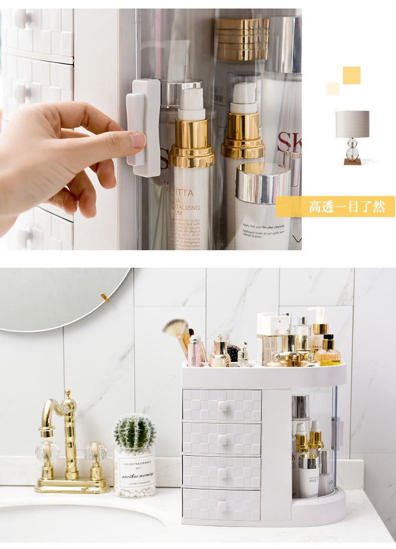 Largest Capacity Cosmetic Organizer With Drawer