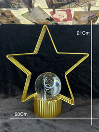 Star Shape Crystal Ball decoration