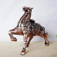 Horse Shape Ashtray, Vintage Style Cigarette Ashtray, Home Decoration Crafts. Fortune Horse Ash Holder With Lid