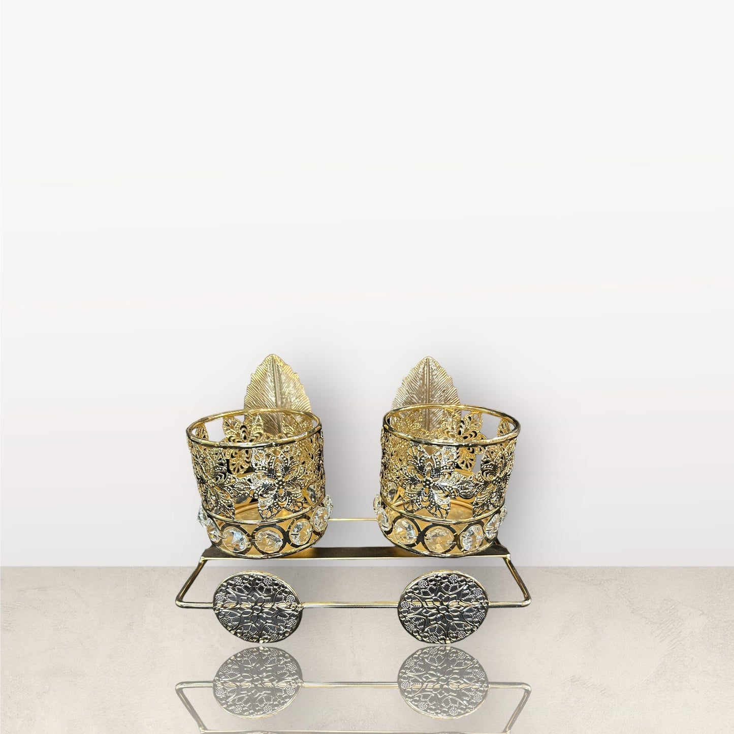 Metal Car Style Candle Stand