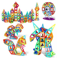 Transparent Magnetic Tiles Building Blocks 32Pc