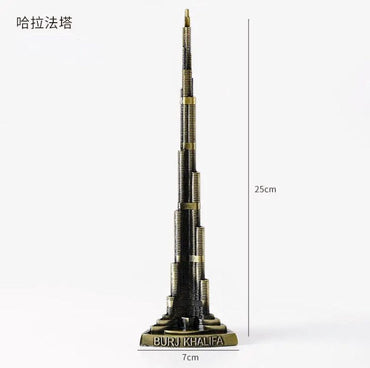 METAL BURJ KHALIFA MODEL