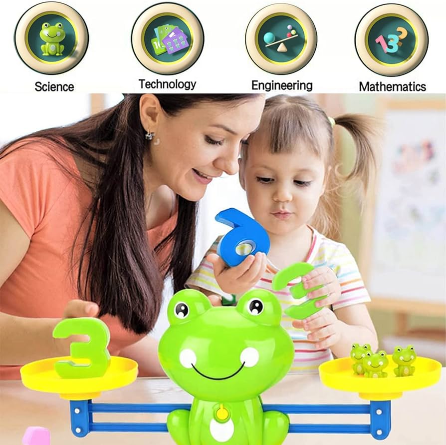 Libra Frog Balance Counting Game