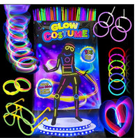 Glowing  Costume Set (136 Pieces)
