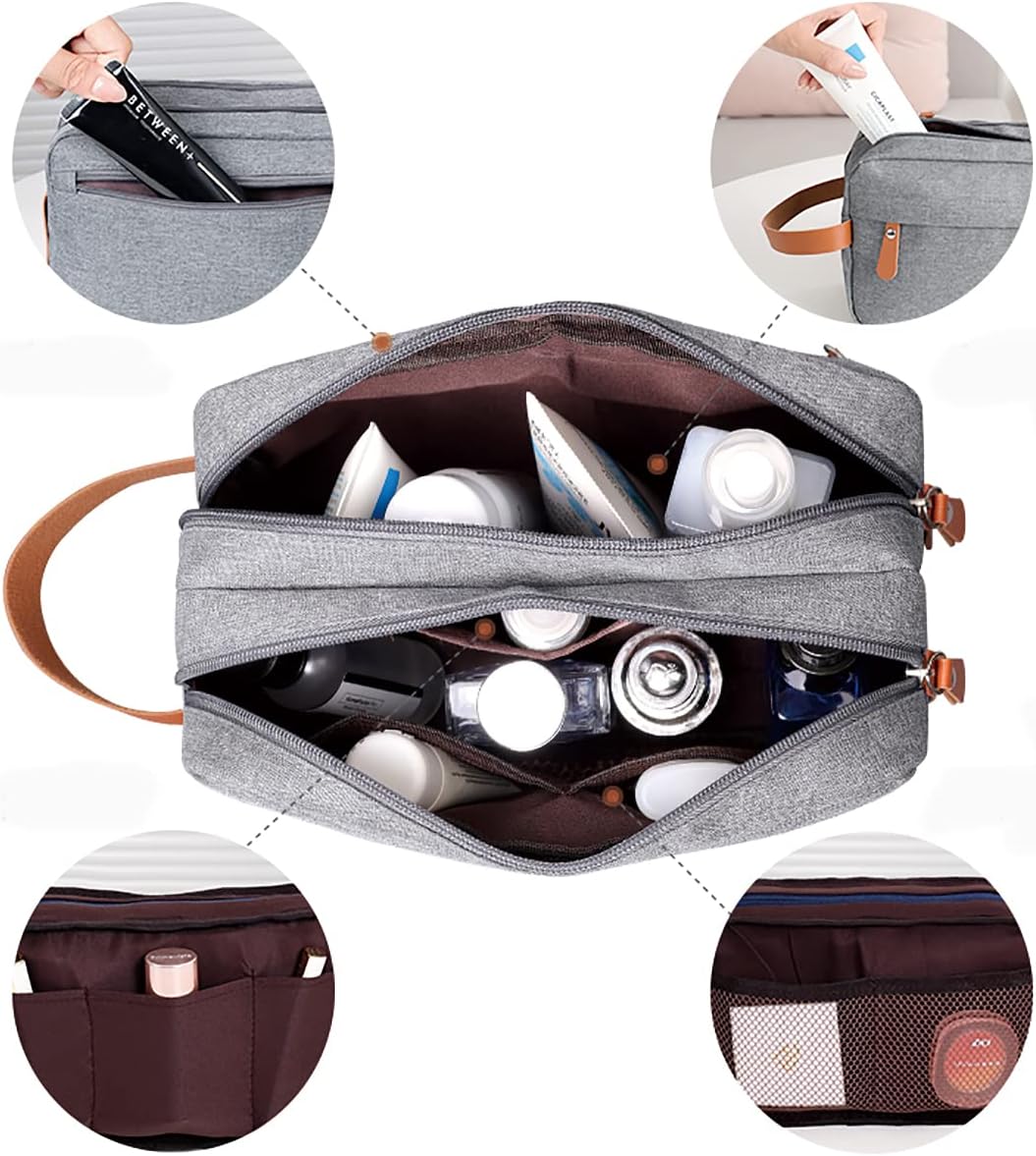 Dual Pocket Travel Toiletry Bag